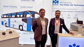 MRS Messestand auf der busworld in Brüssel