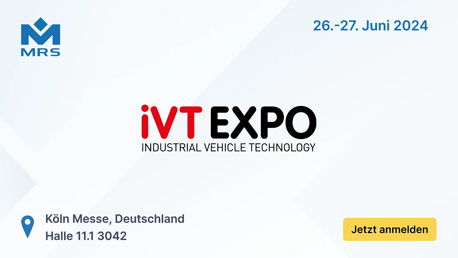 MRS auf der iVT EXPO 2024