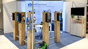 Exhibition booth at the e-Mobilität Wiesbaden