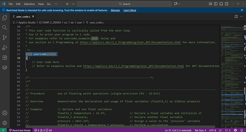 Programmierung mit C Code