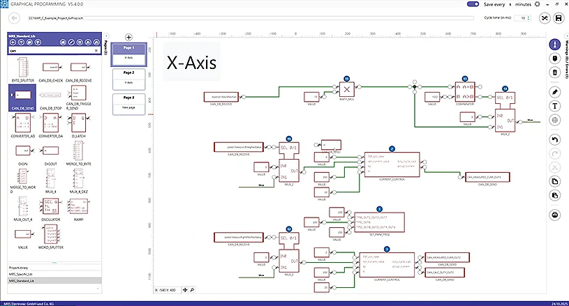 Graphical programming Applics Studio